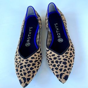 Rothy’s The Point Leopard Print Flats